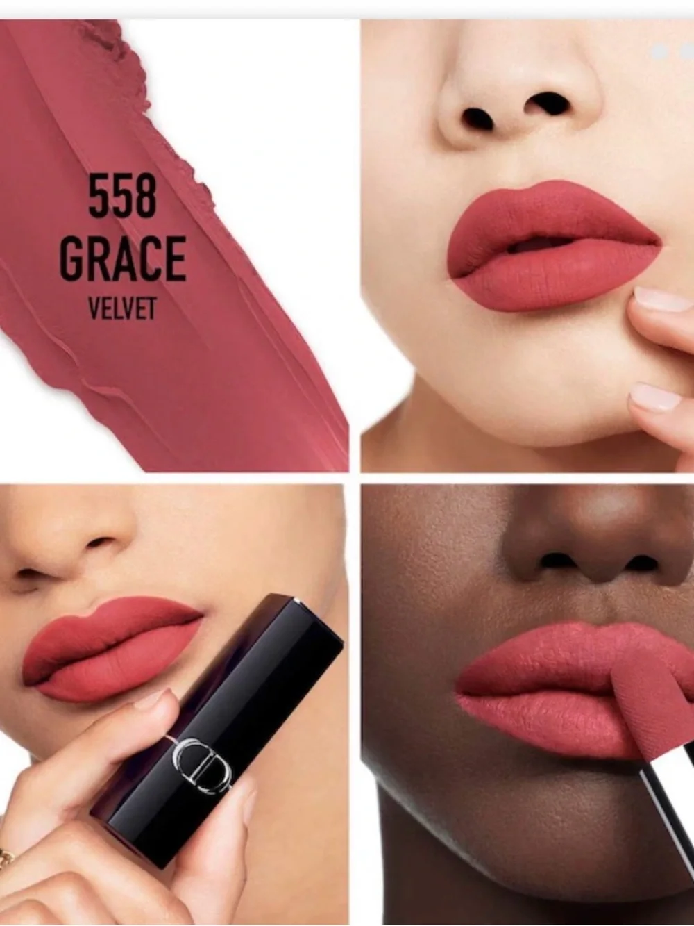 Dior Rouge Lipstick — Grace/Velvet
